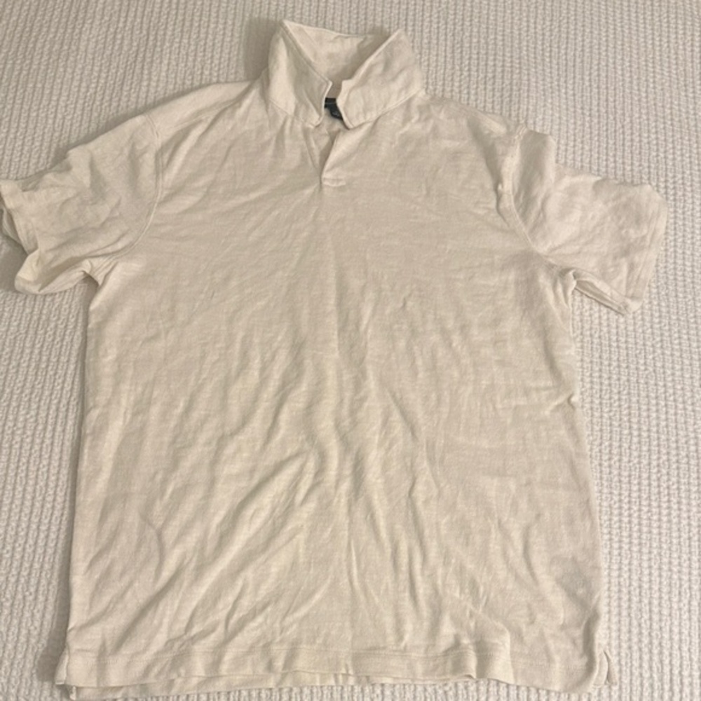 Treasure & Bond Off-White Polo Shirt